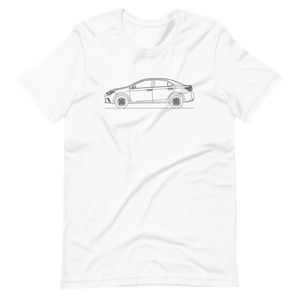 Toyota Corolla E170 silhouette T-shirt