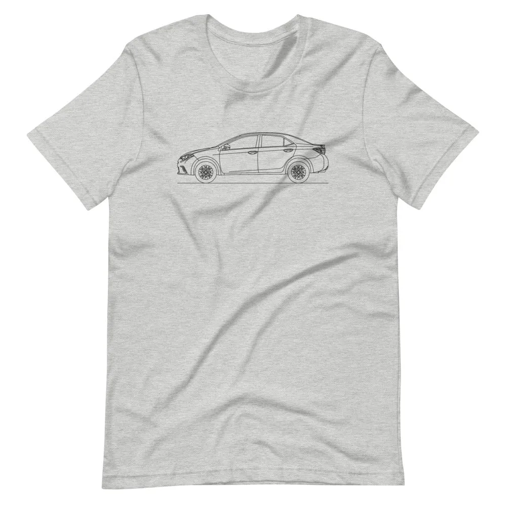 Toyota Corolla E170 silhouette T-shirt