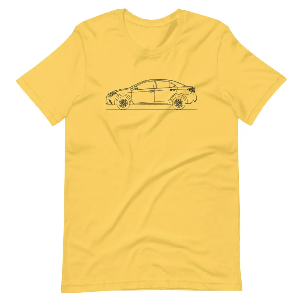 Toyota Corolla E170 silhouette T-shirt