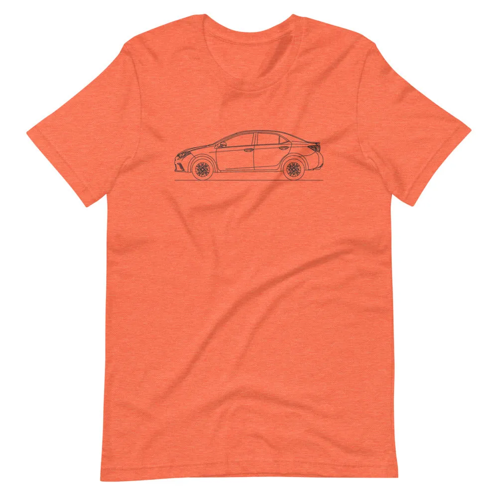 Toyota Corolla E170 silhouette T-shirt