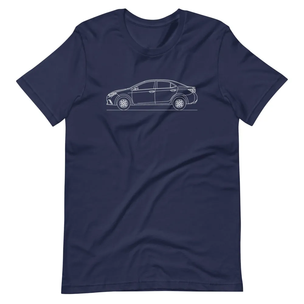 Toyota Corolla E170 silhouette T-shirt
