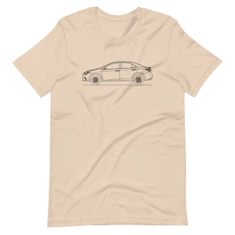 Toyota Corolla E170 silhouette T-shirt