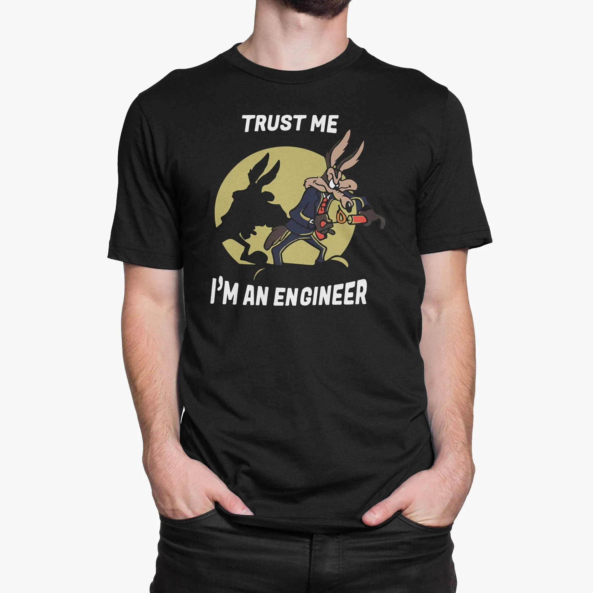 Trust The Engineer Round-Neck Unisex-T-Shirt