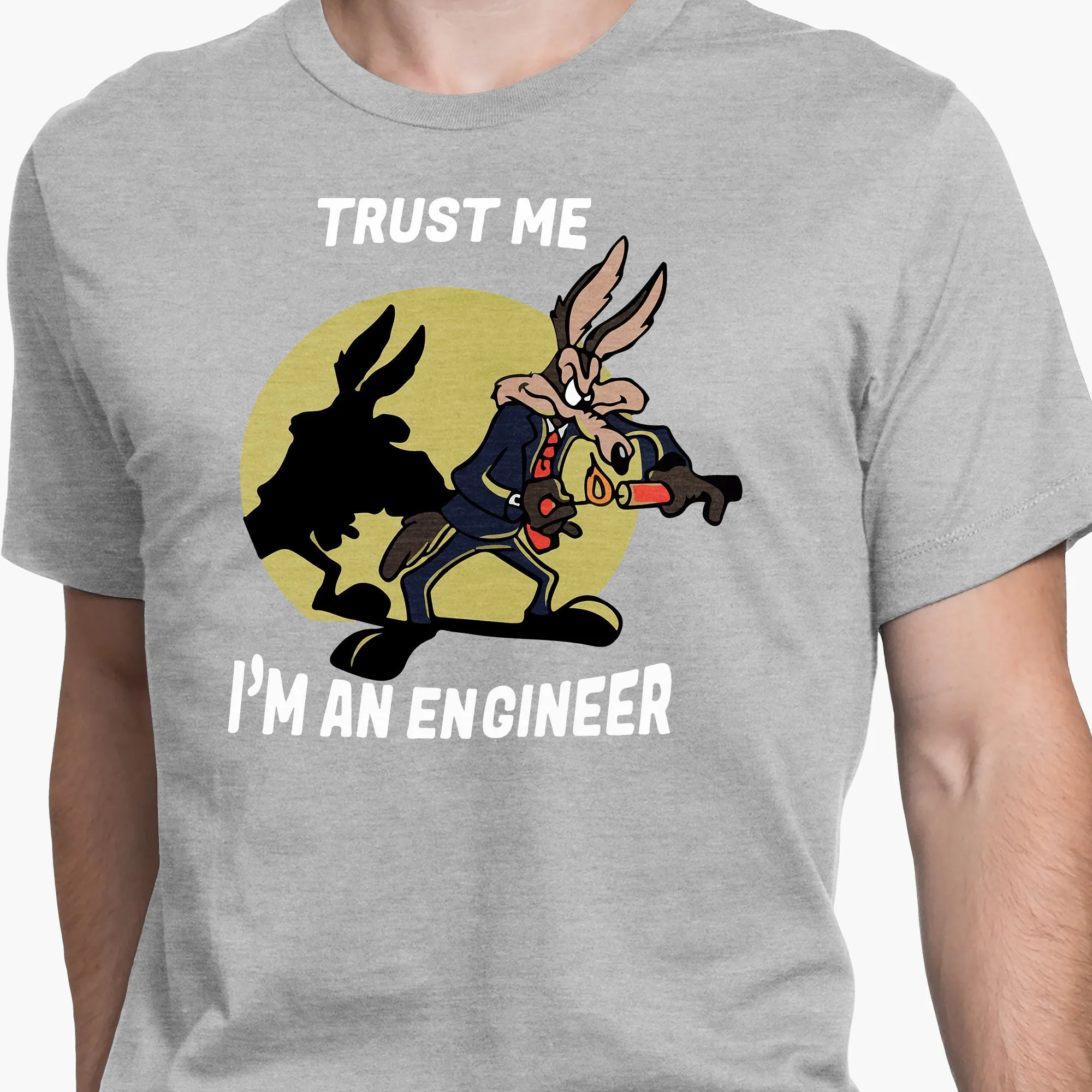 Trust The Engineer Round-Neck Unisex-T-Shirt