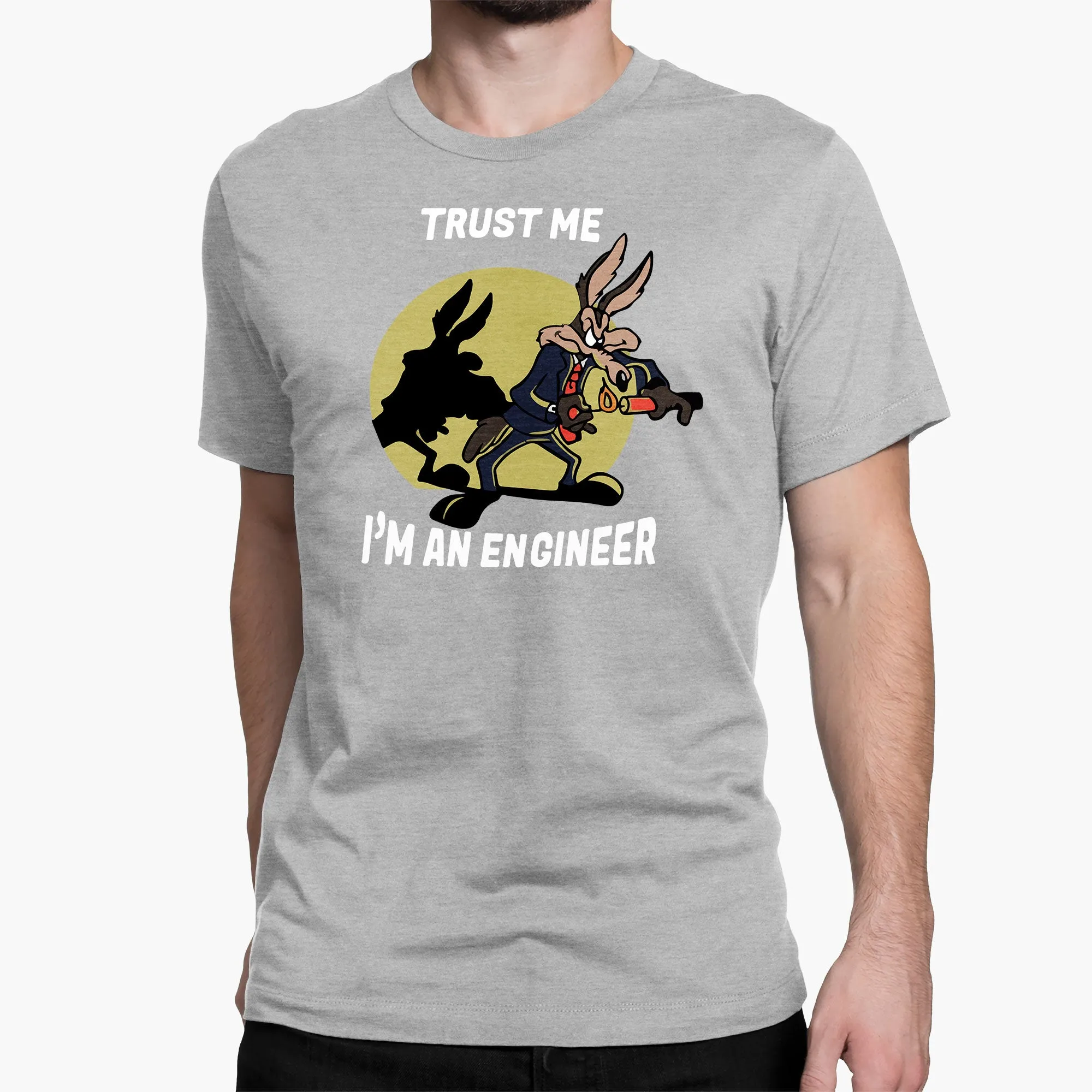 Trust The Engineer Round-Neck Unisex-T-Shirt