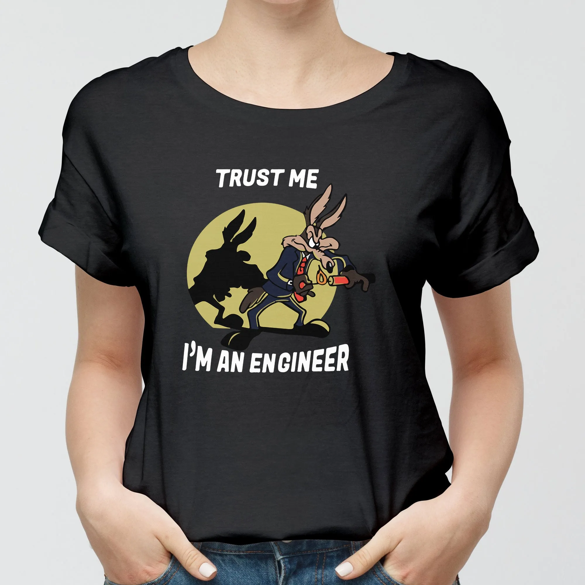 Trust The Engineer Round-Neck Unisex-T-Shirt