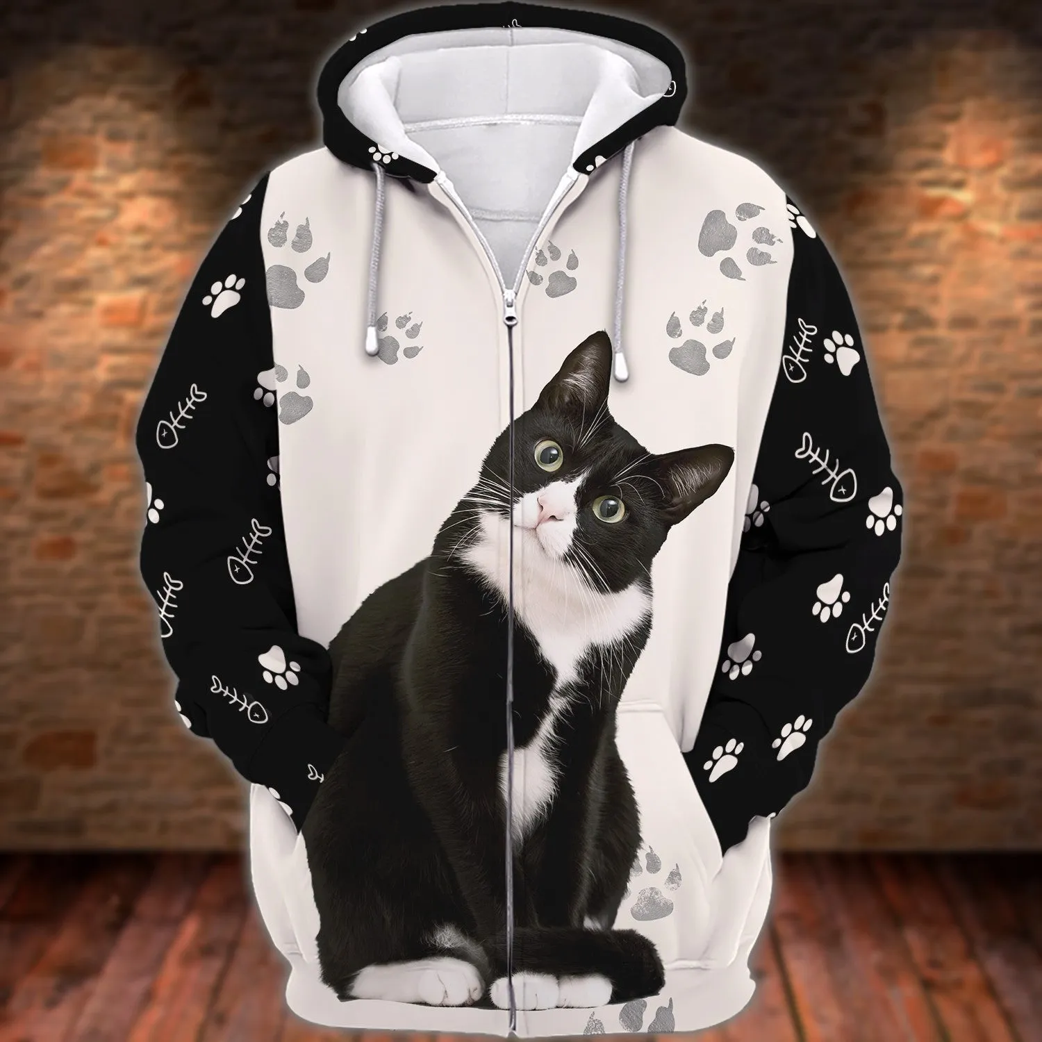 Tuxedo Cats 3D Shirts Design Hoodie T Shirt