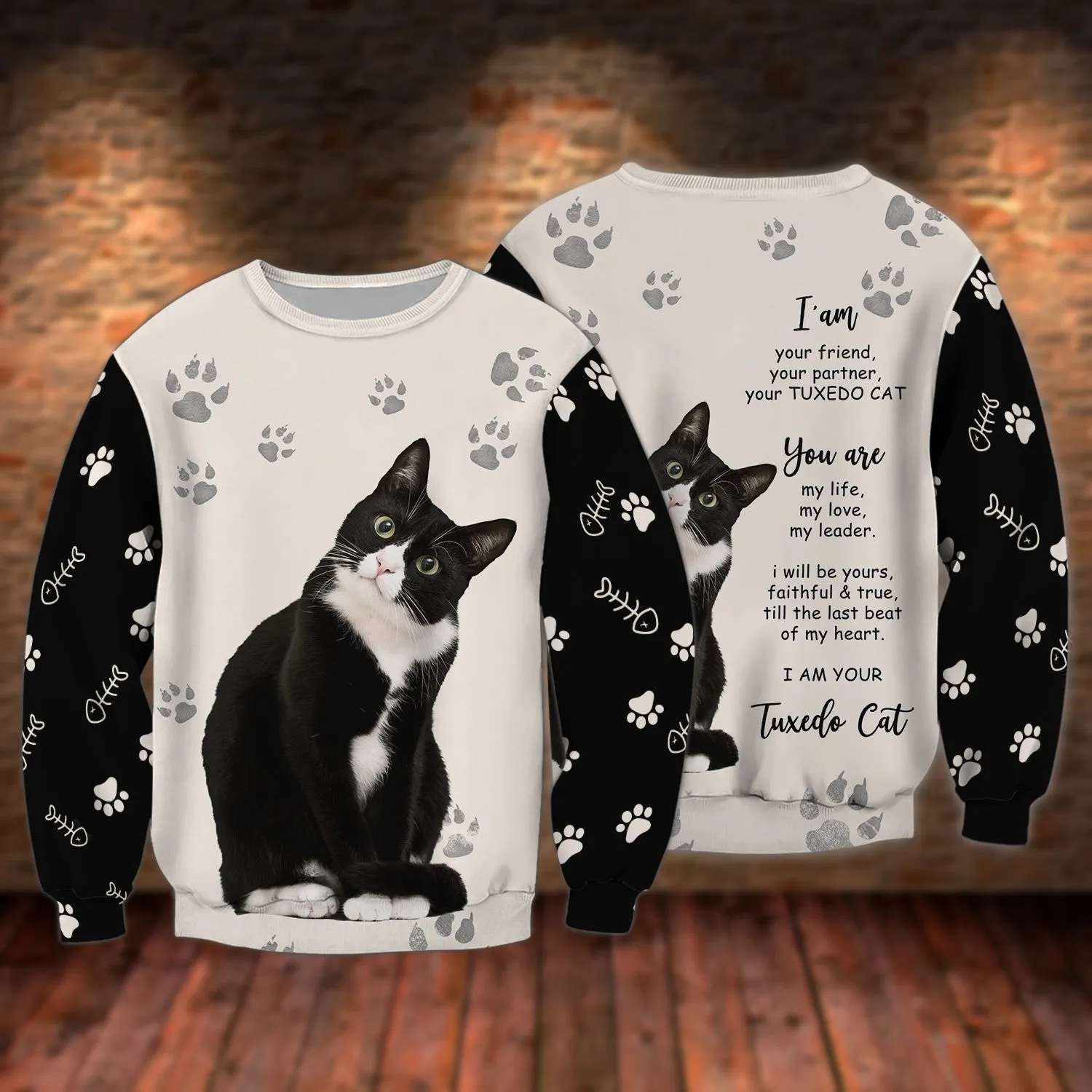 Tuxedo Cats 3D Shirts Design Hoodie T Shirt