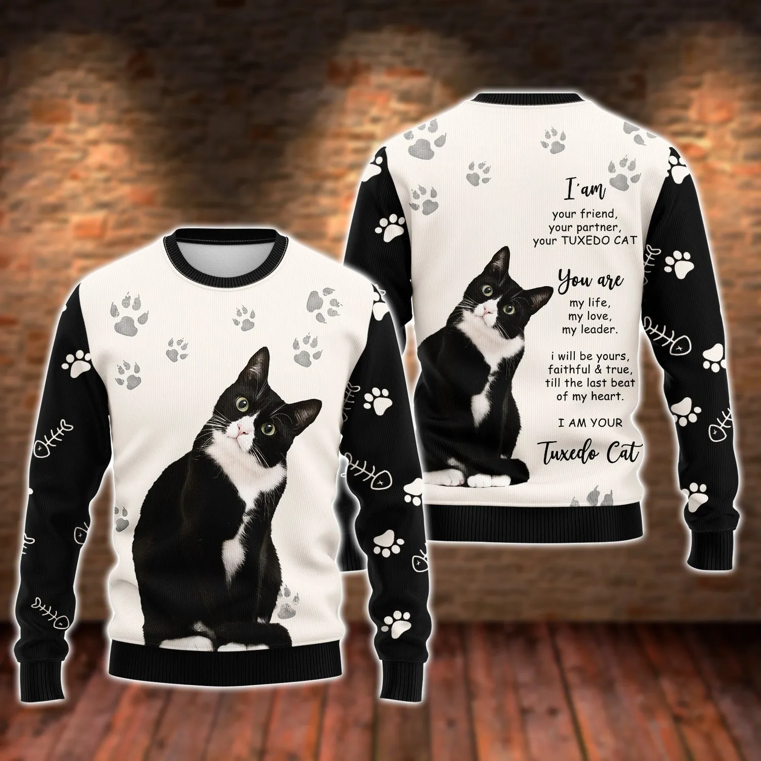 Tuxedo Cats 3D Shirts Design Hoodie T Shirt