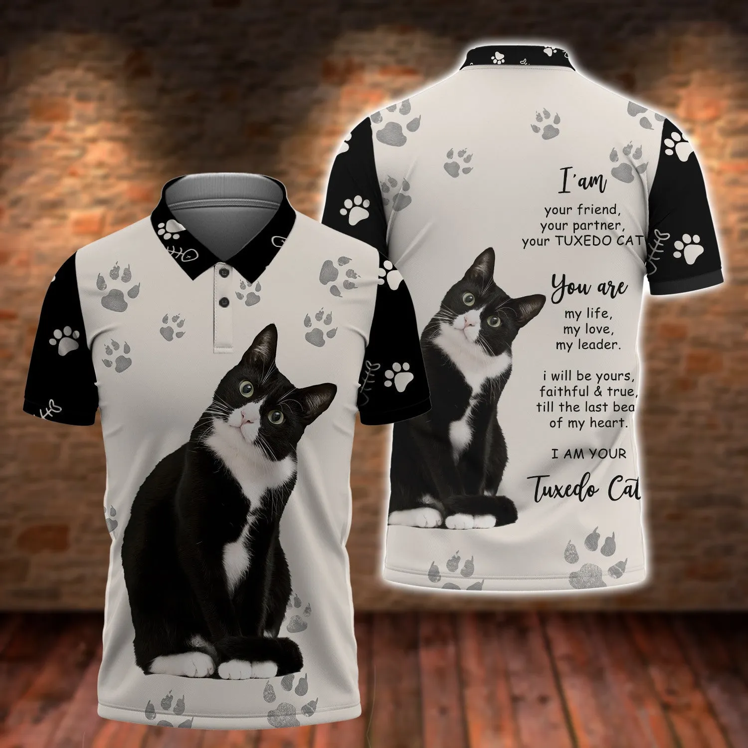 Tuxedo Cats 3D Shirts Design Hoodie T Shirt