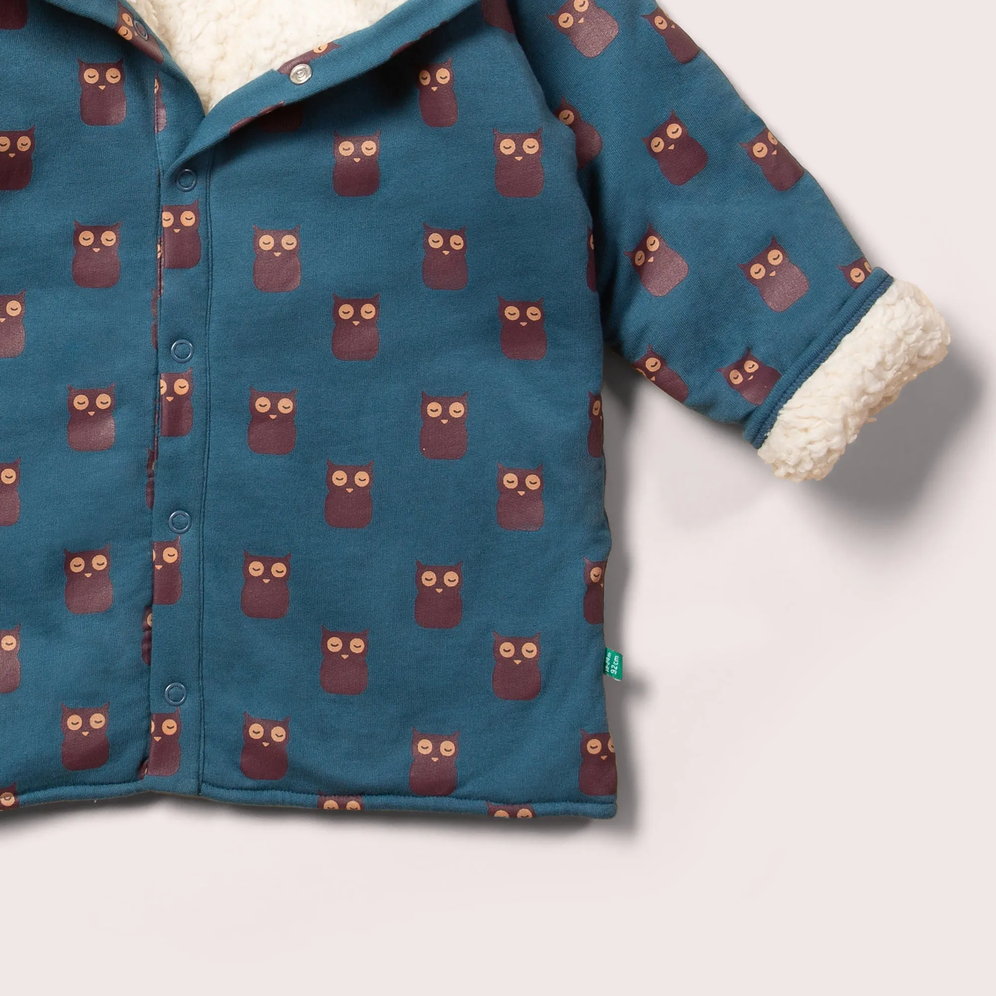 Twit Twoo Reversible Sherpa Jacket