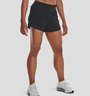 Under Armour Women's Flex Woven 2-in-1 Shorts - Black