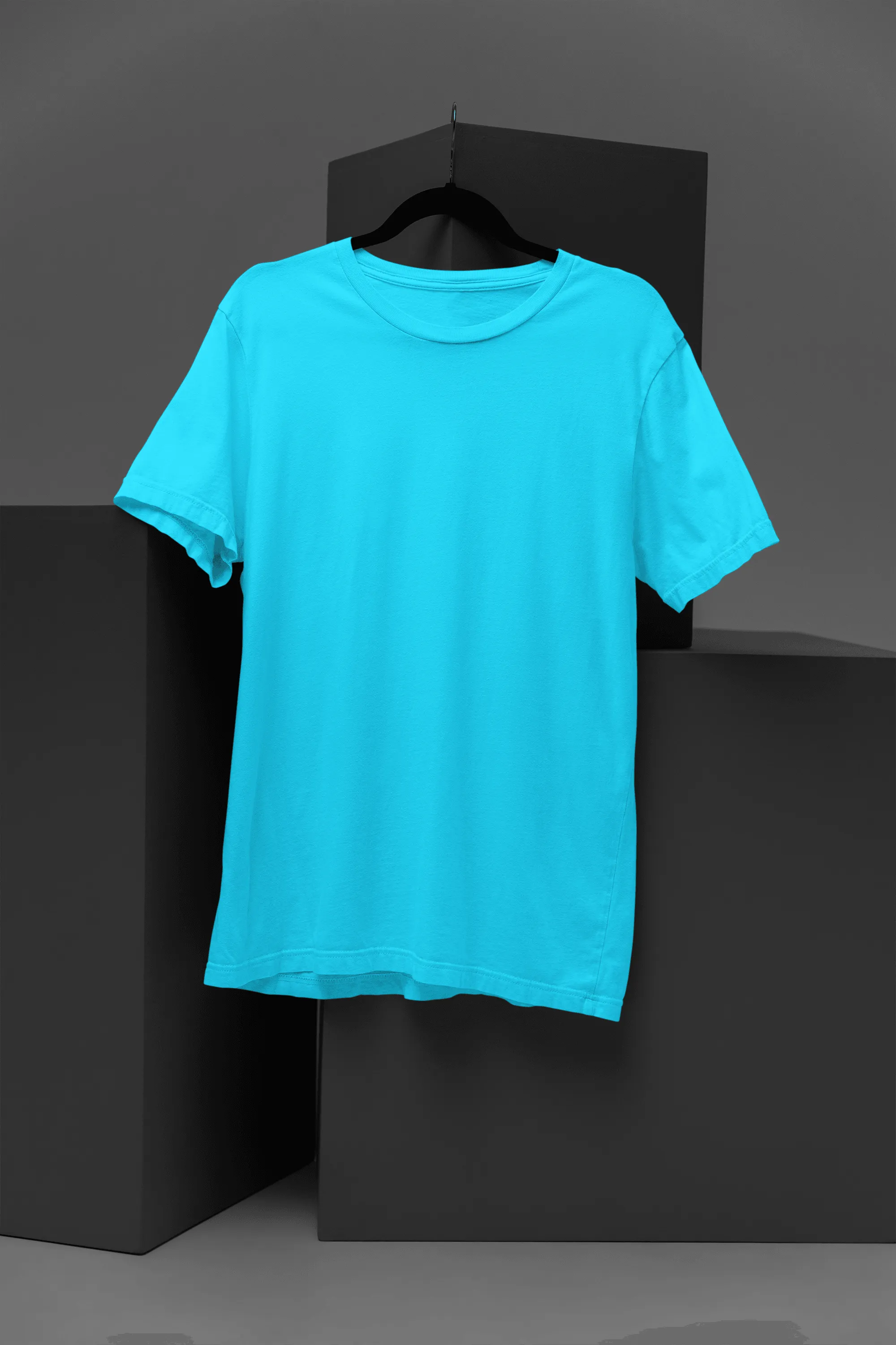 Unisex Cotton Plus Size Crew Neck T-shirts - Unit 2