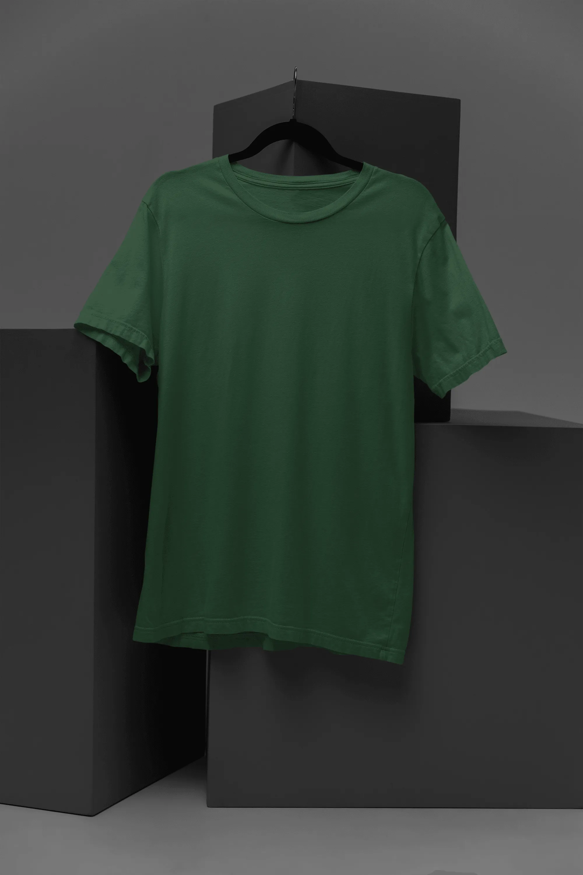 Unisex Cotton Plus Size Crew Neck T-shirts - Unit 2