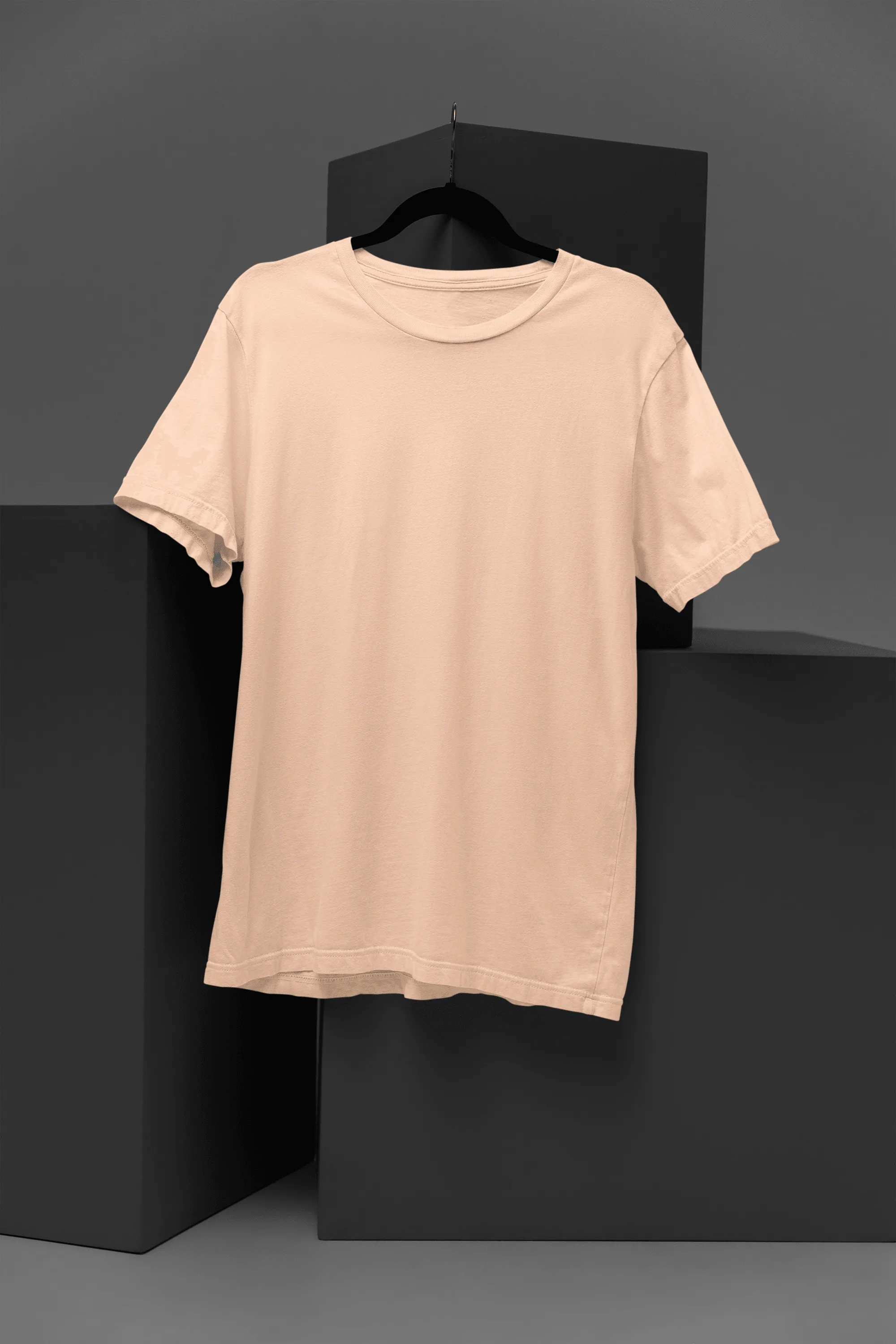 Unisex Cotton Plus Size Crew Neck T-shirts - Unit 2