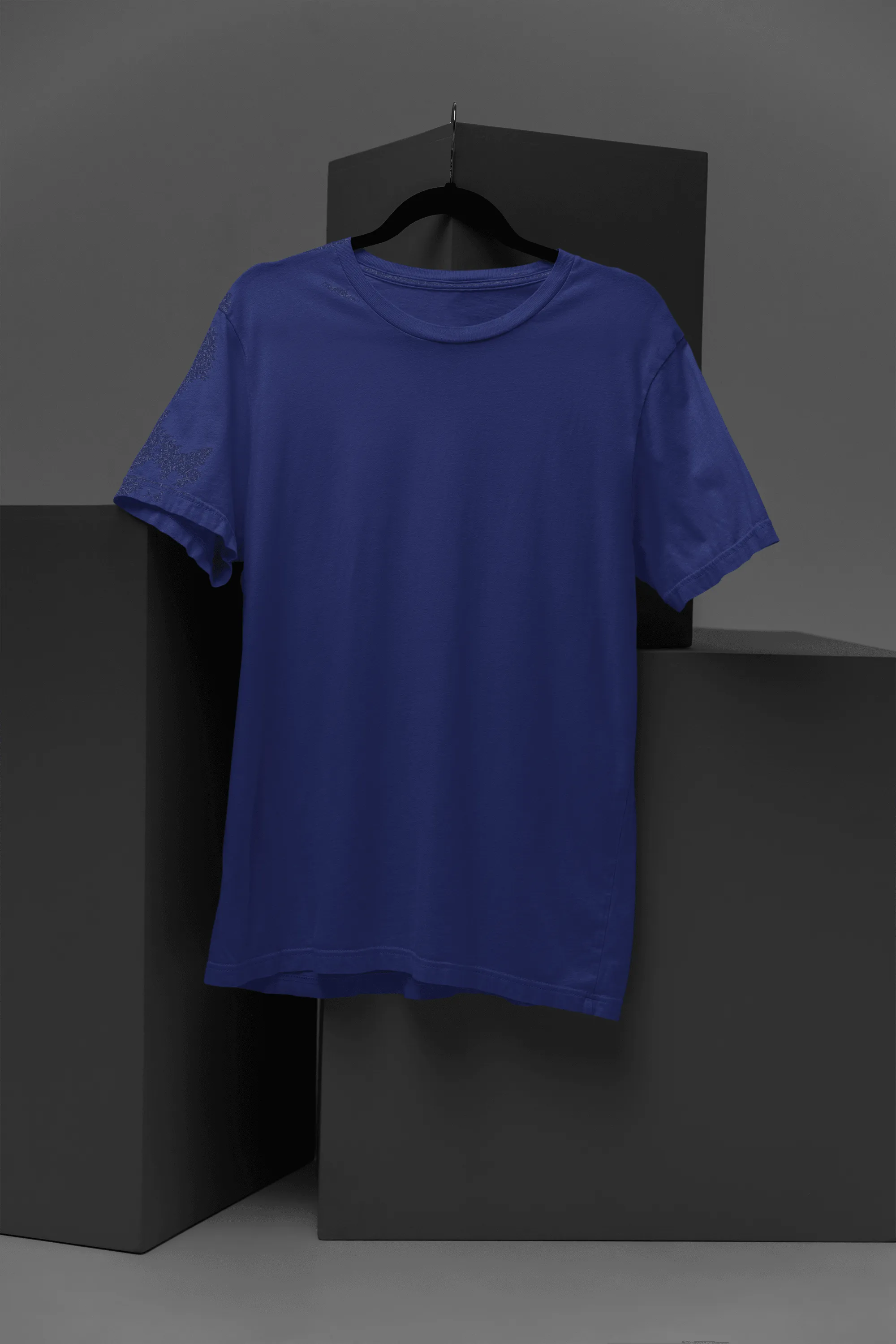 Unisex Cotton Plus Size Crew Neck T-shirts - Unit 2
