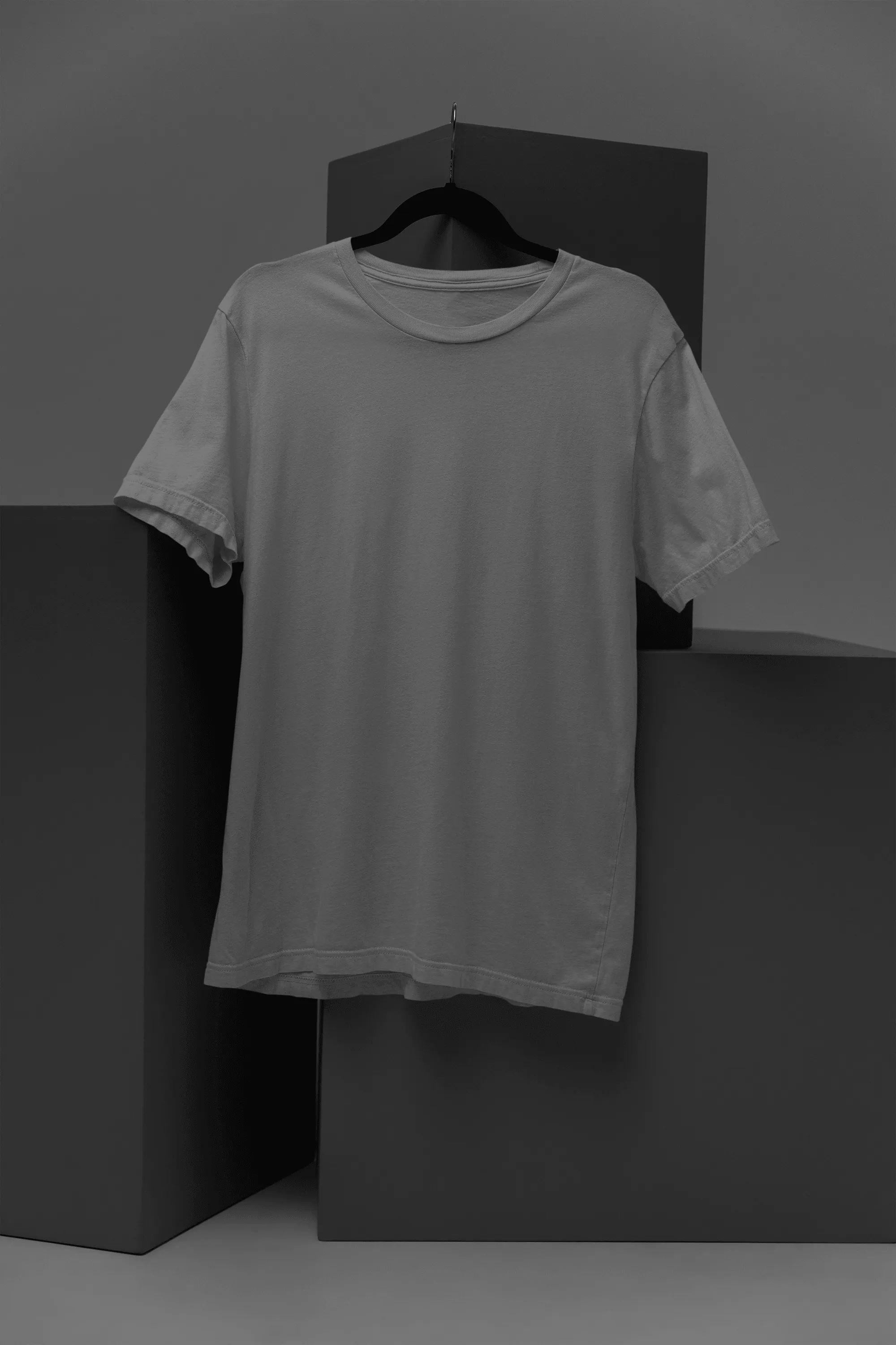 Unisex Cotton Plus Size Crew Neck T-shirts - Unit 2