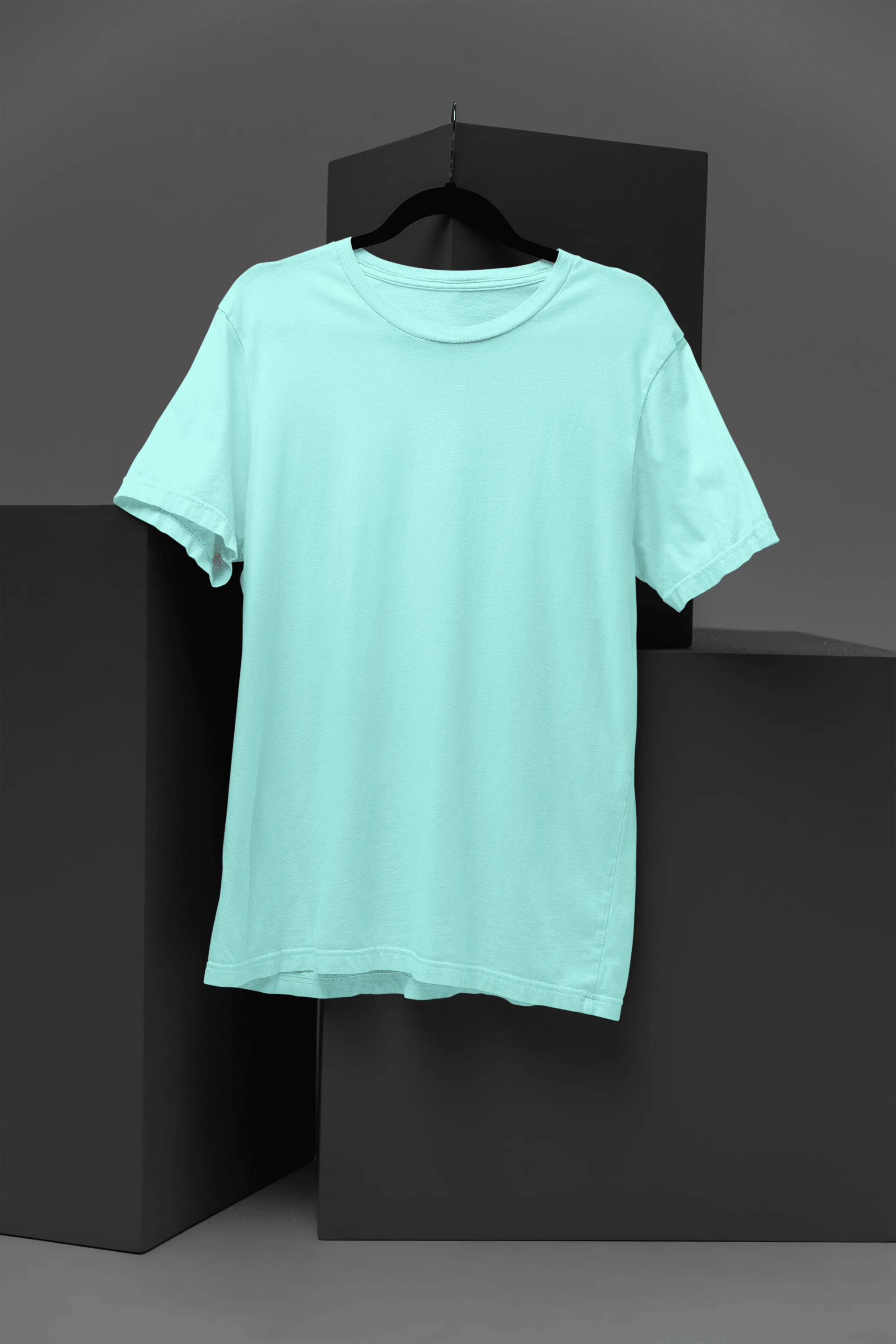 Unisex Cotton Plus Size Crew Neck T-shirts - Unit 2