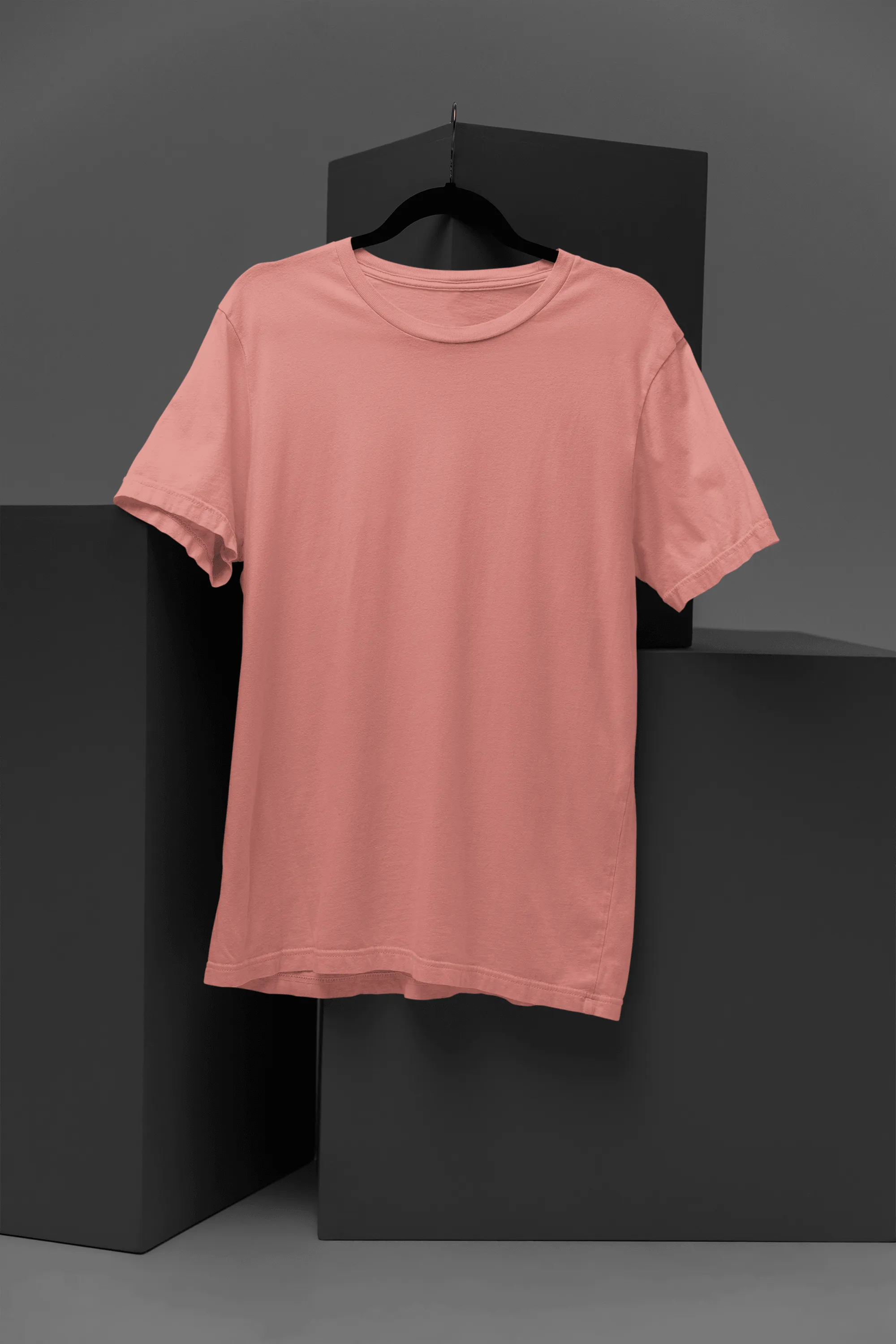 Unisex Cotton Plus Size Crew Neck T-shirts - Unit 2
