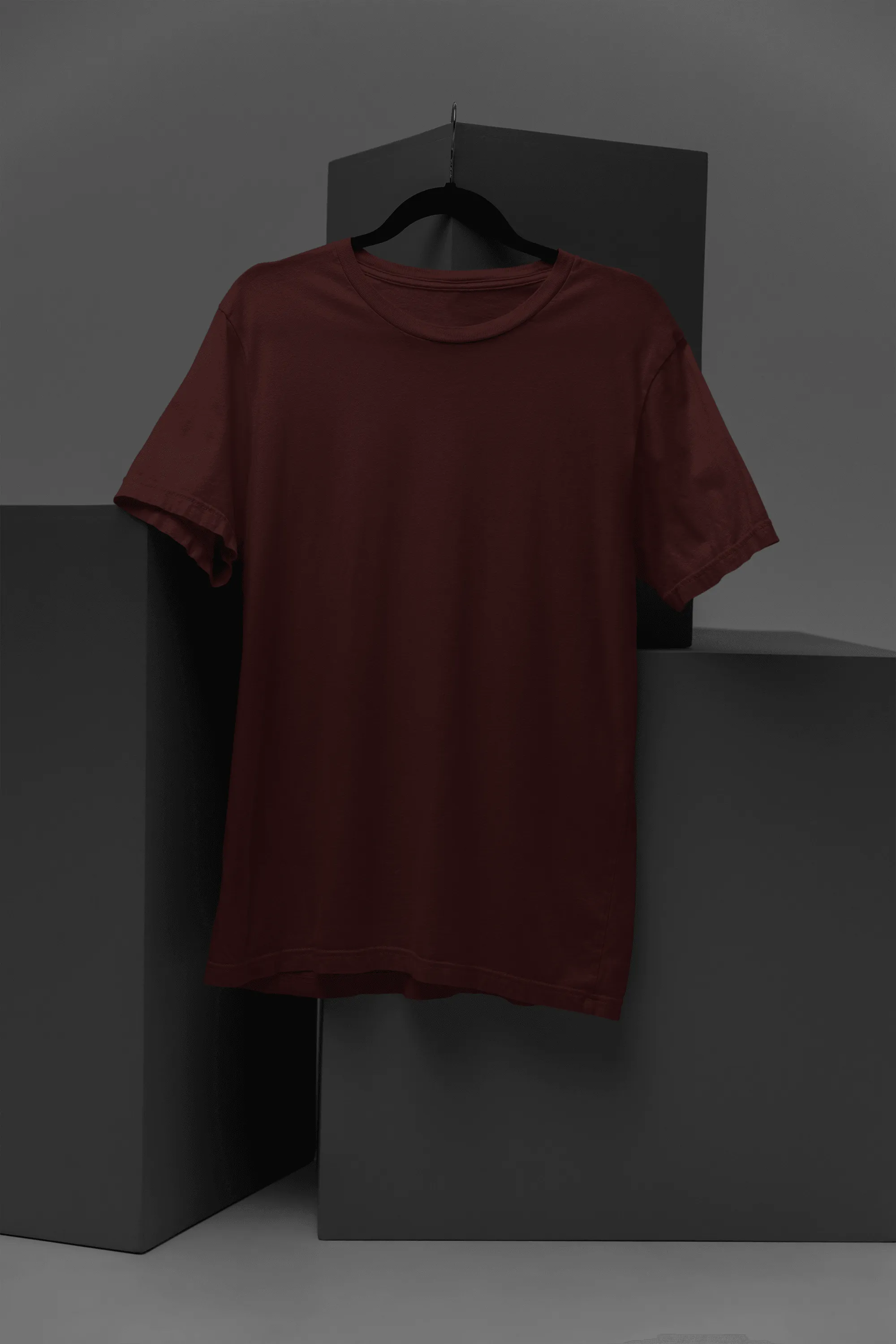 Unisex Cotton Plus Size Crew Neck T-shirts - Unit 2