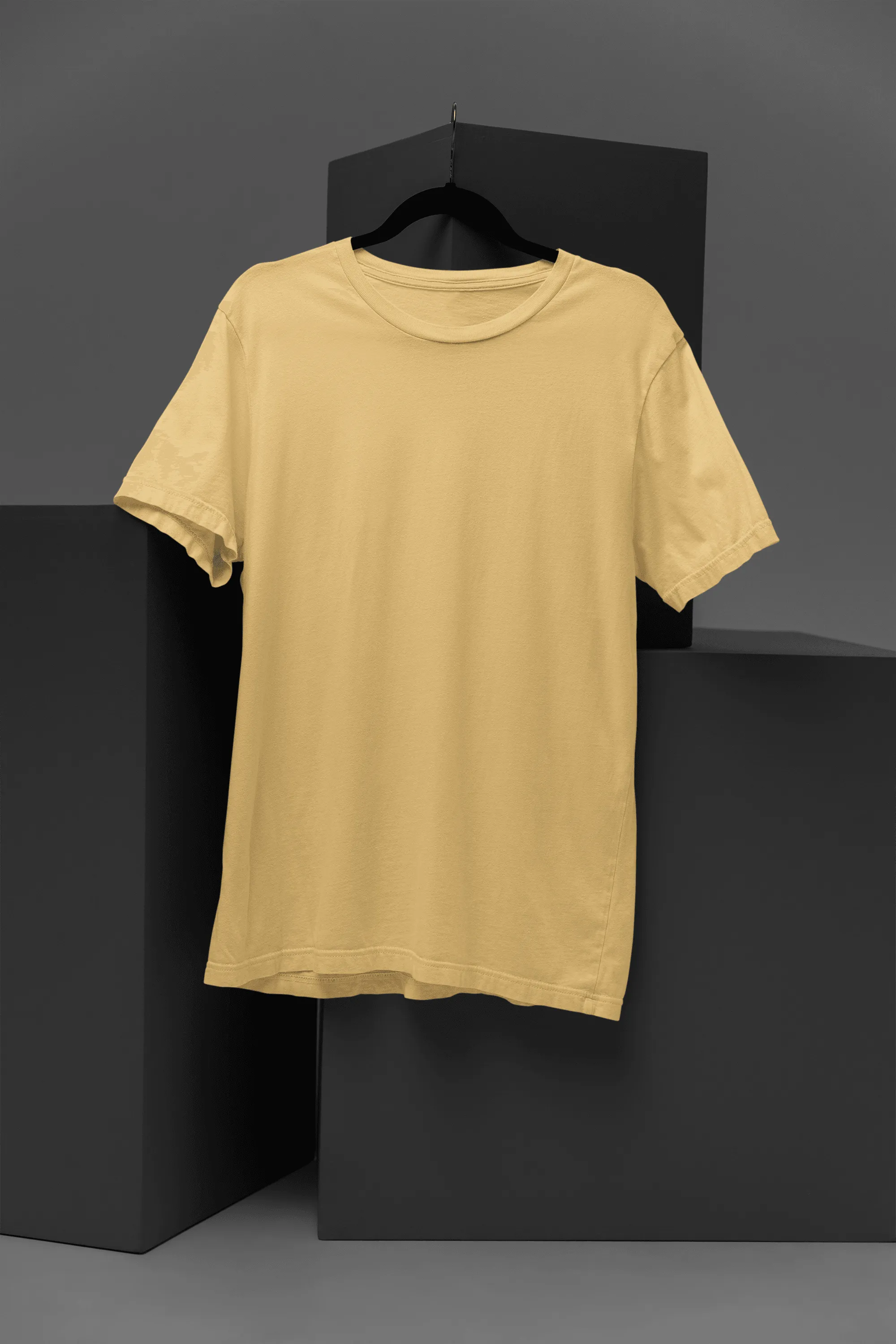 Unisex Cotton Plus Size Crew Neck T-shirts - Unit 2
