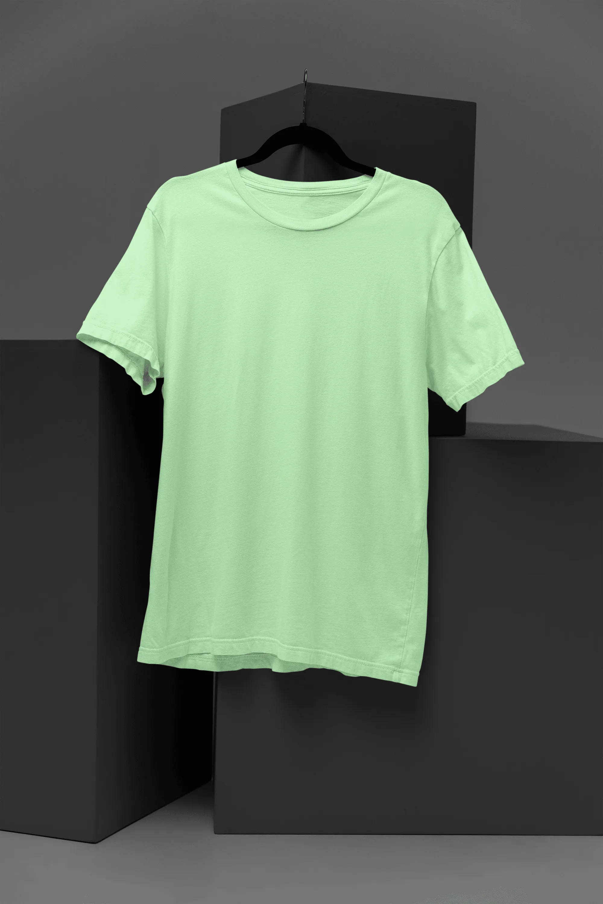Unisex Cotton Plus Size Crew Neck T-shirts - Unit 2