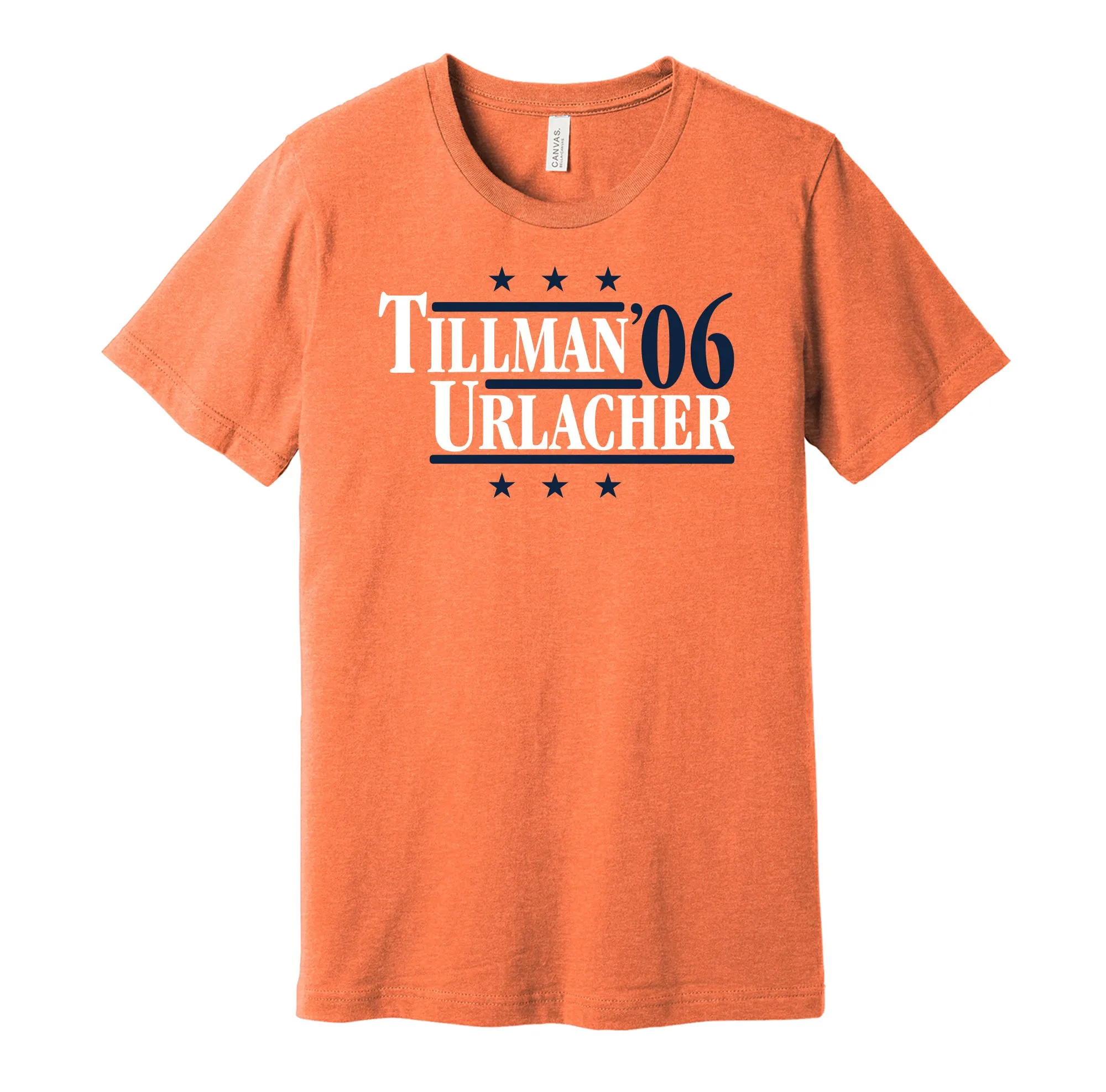 Urlacher & Tillman '06 - Chicago Football Legends Political Campaign Parody T-Shirt - Hyper Than Hype Shirts