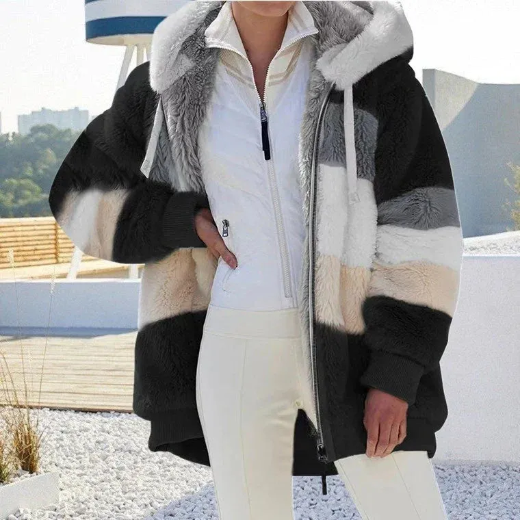 Veda - warm and elegant fur coat for women