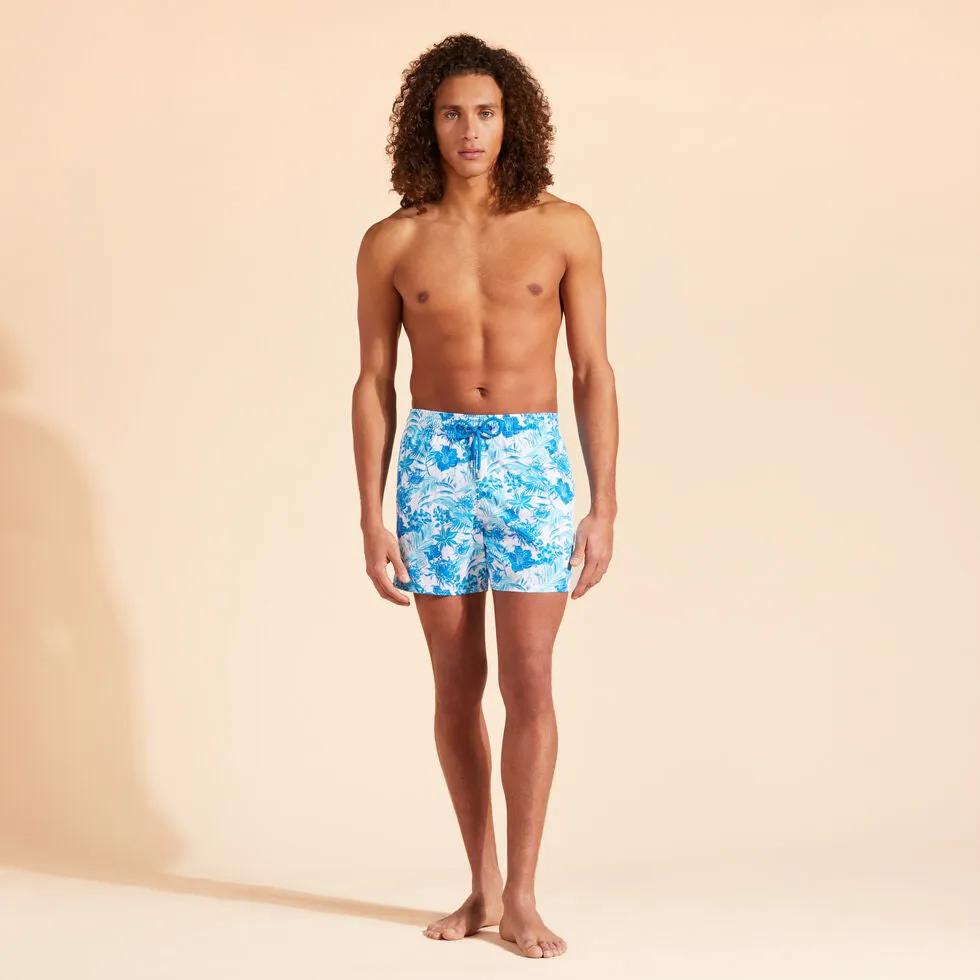 VILEBREQUIN Men Stretch Swim Shorts Tahiti Flowers