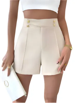 Vintage High Waist A-Line Shorts