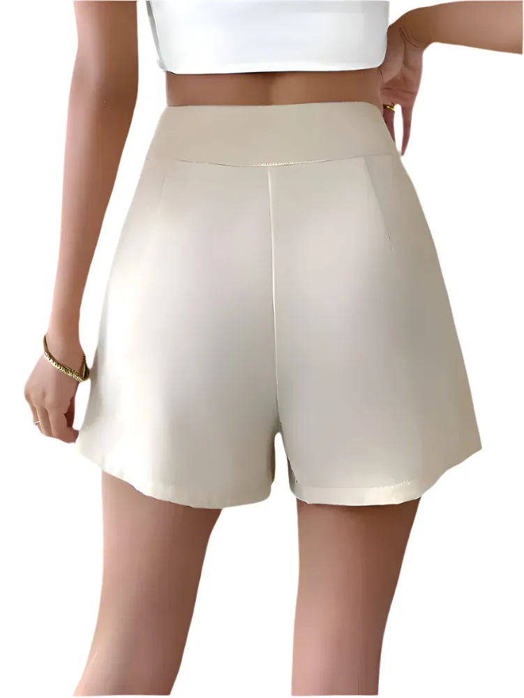 Vintage High Waist A-Line Shorts