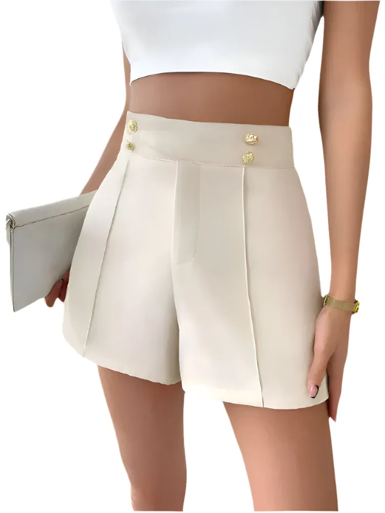 Vintage High Waist A-Line Shorts