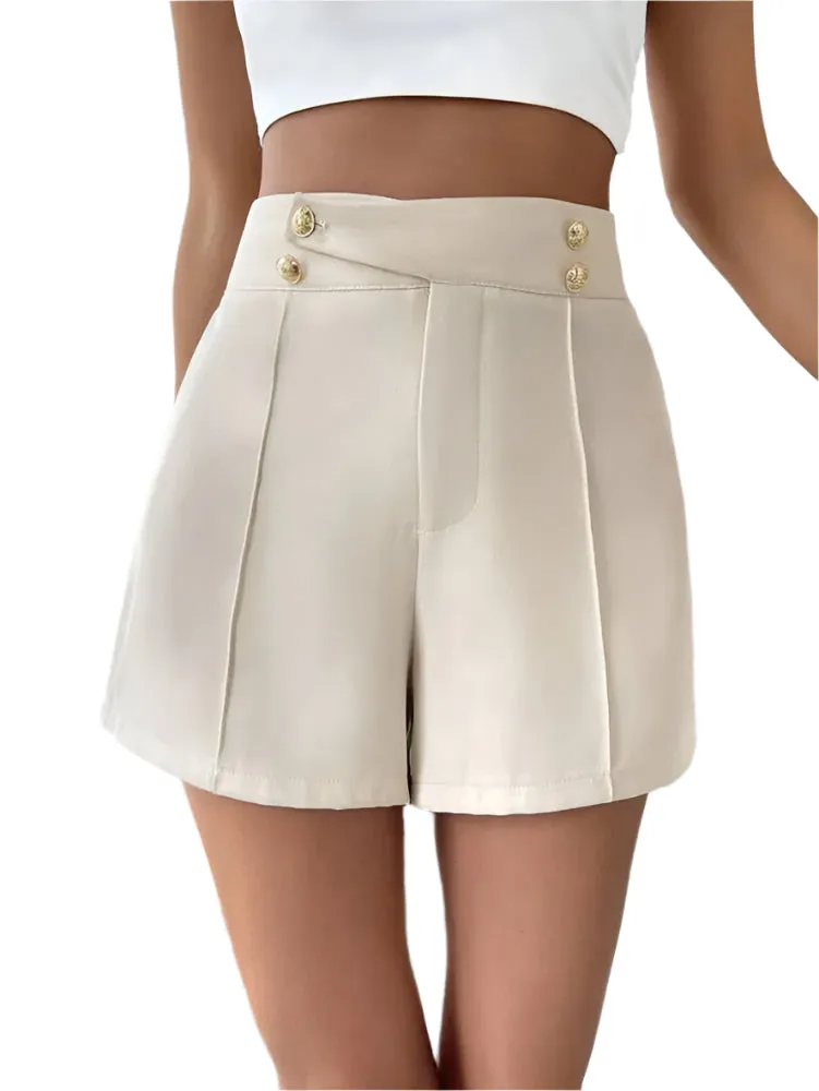 Vintage High Waist A-Line Shorts