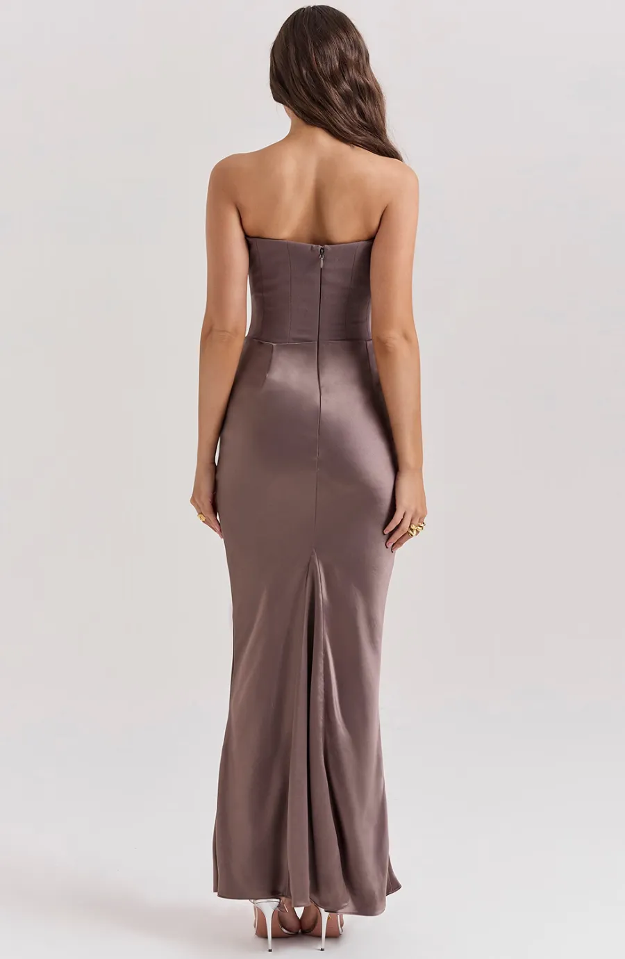 Vivian | Elegant Strapless Maxi Dress