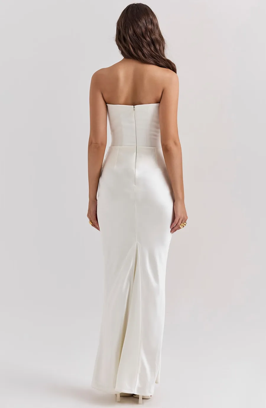 Vivian | Elegant Strapless Maxi Dress