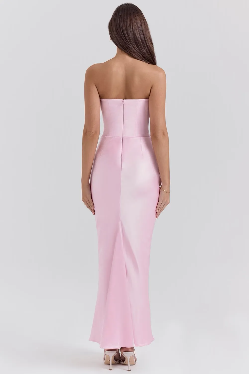 Vivian | Elegant Strapless Maxi Dress