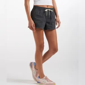 Vuori Vintage Ripstop Shorts Drawstring Elastic Waistbands Gray Color SZ XS