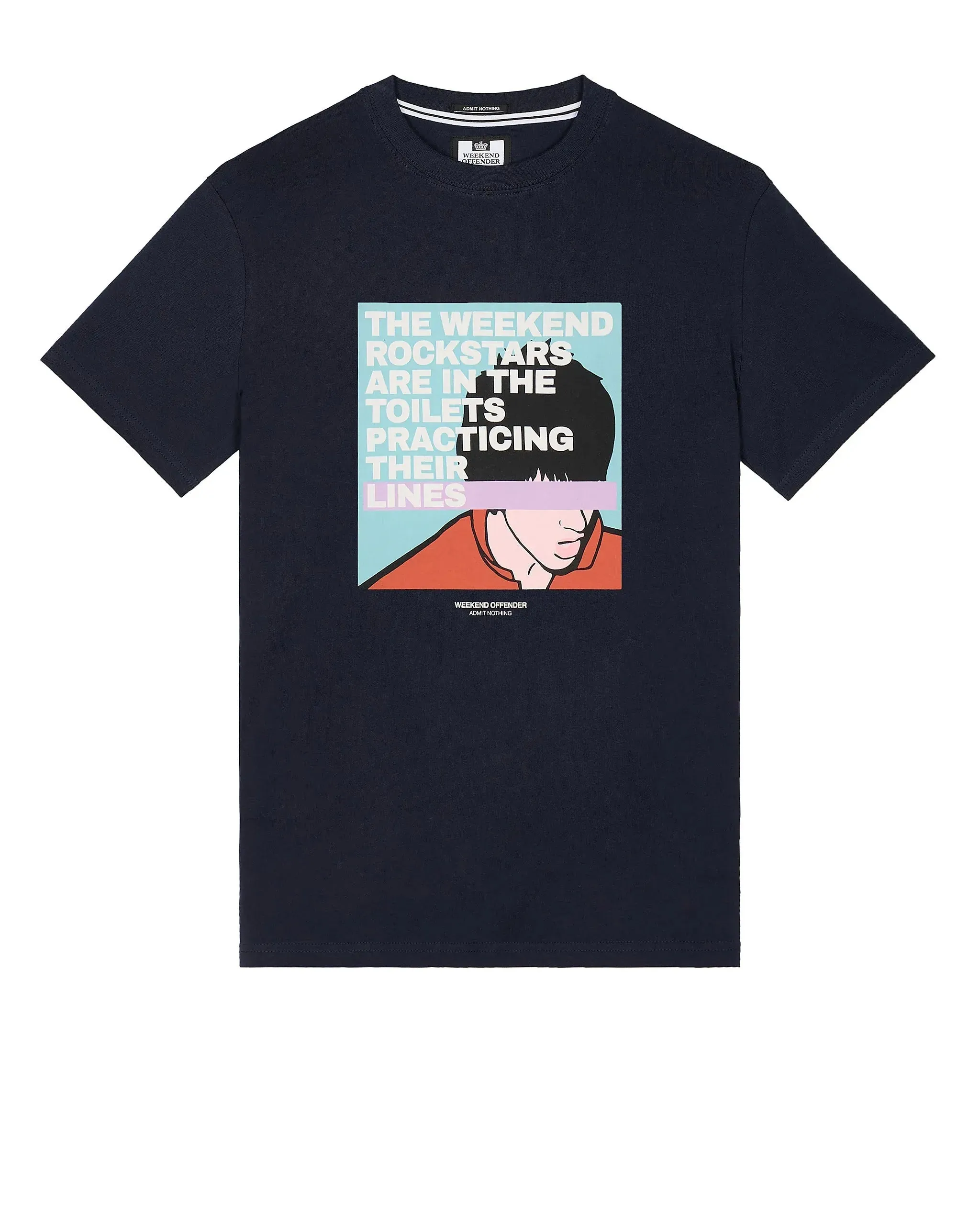 Weekend Offender San Francisco Tee in Navy
