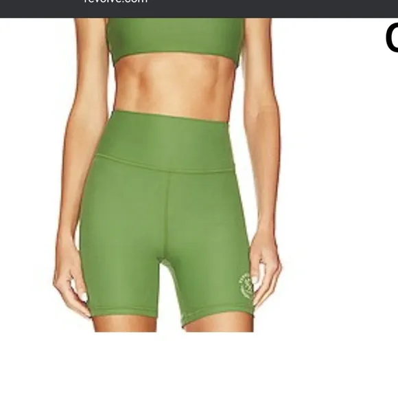 WeWoreWhat x Revolve ,NWT, Biker Short- Court Green,XL