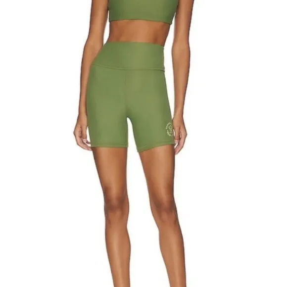 WeWoreWhat x Revolve ,NWT, Biker Short- Court Green,XL