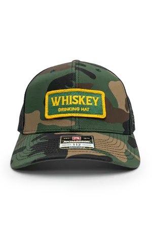 Whiskey Drinking Hat - 6-Panel Richardson Snapback Trucker Hat