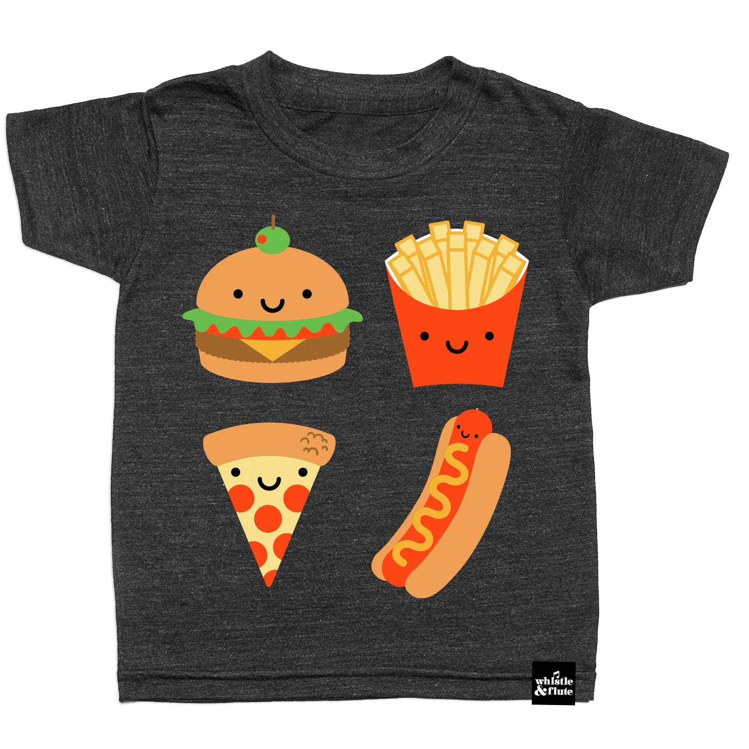 Whistle and Flute Kawaii Street Food T-Shirt