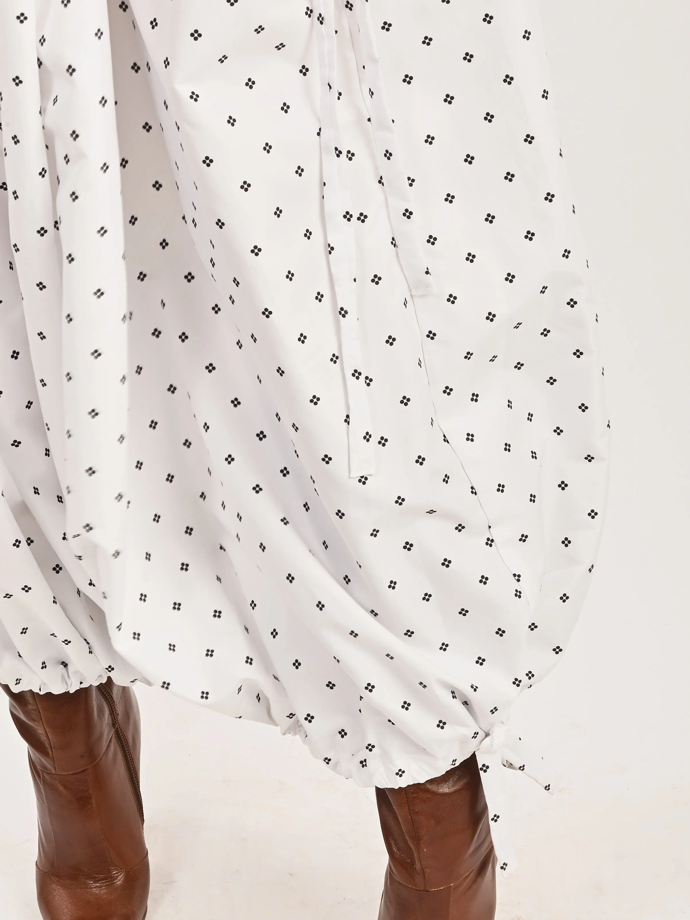 White Harem Pants