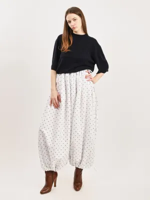 White Harem Pants