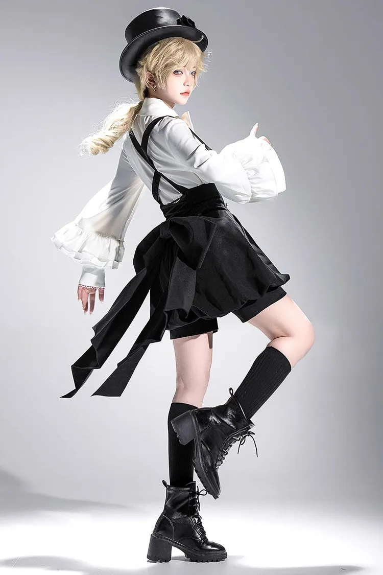 White Long Sleeves Vintage Elegant Prince Ouji Fashion Lolita Blouse