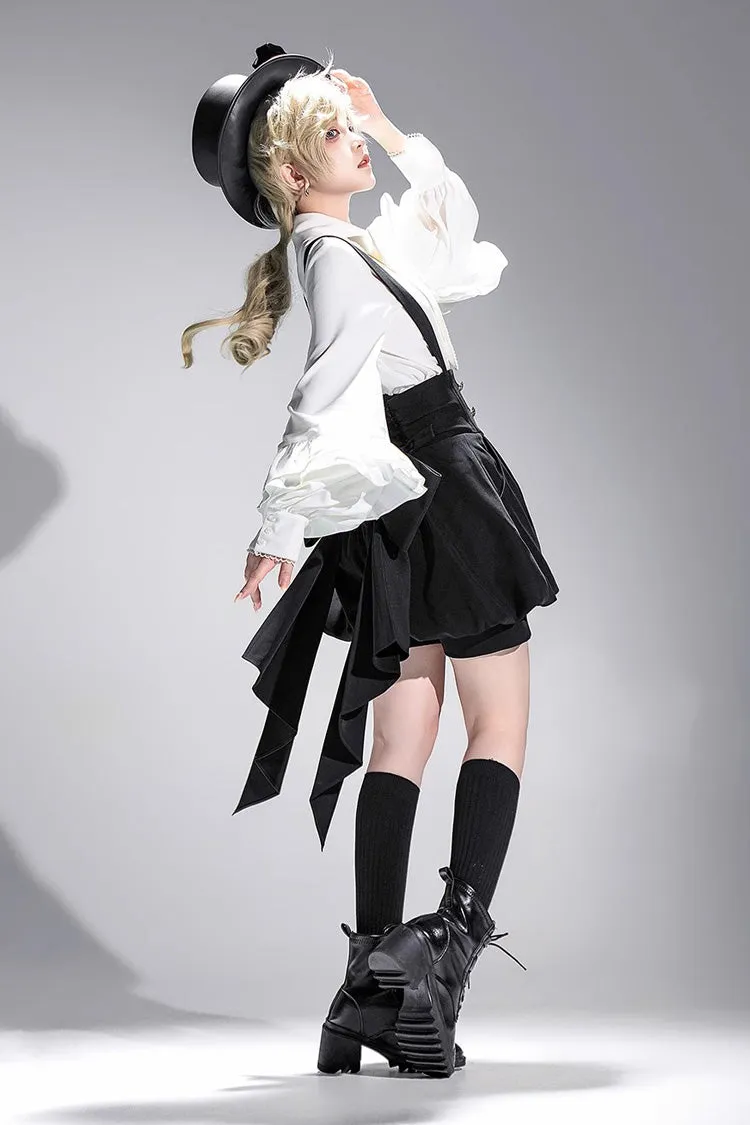 White Long Sleeves Vintage Elegant Prince Ouji Fashion Lolita Blouse