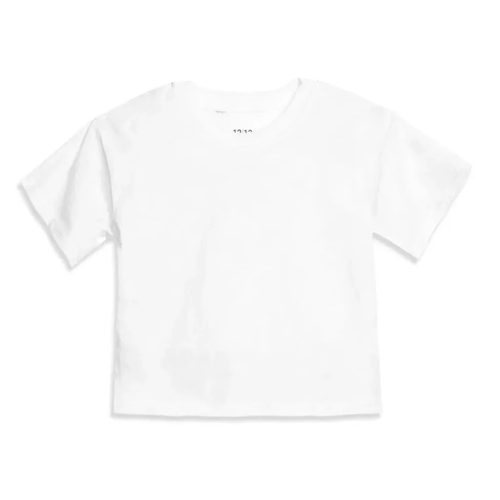 White Organic Easy Tee
