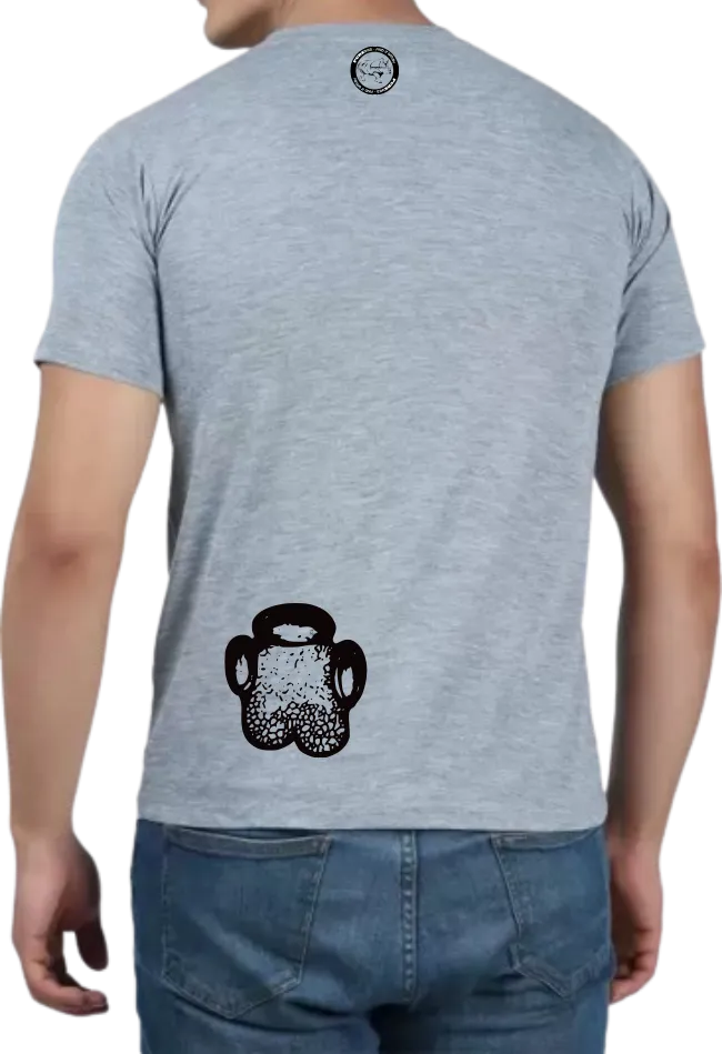 White Rhinoceros T-Shirt For A Real Man