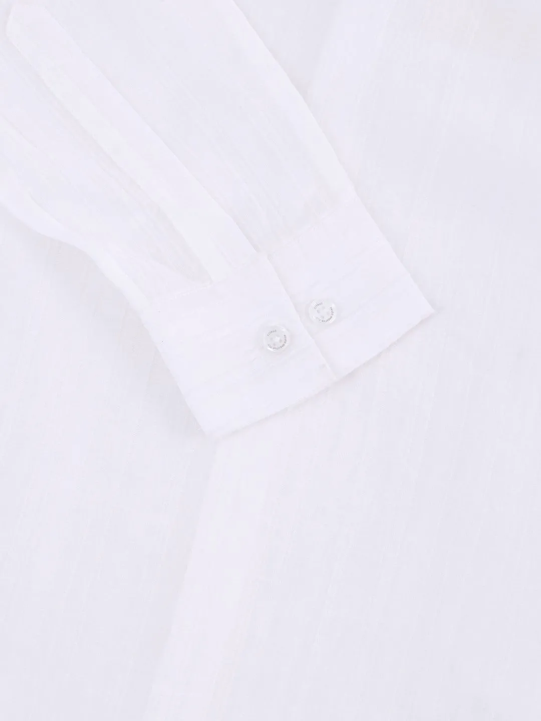 White Striped Slim Fit Shirt