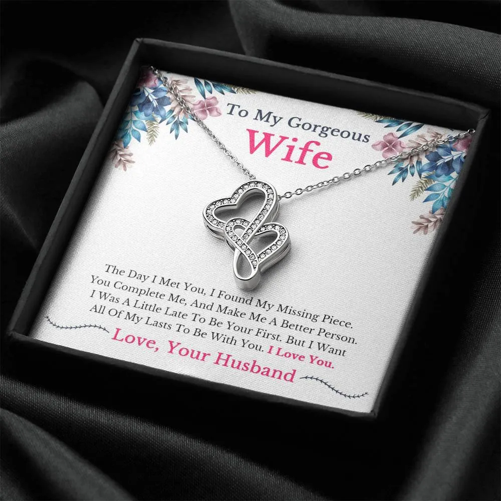 Wife Necklace Gift, Husband To Wife Gift, Anniversary Gift for Wife
